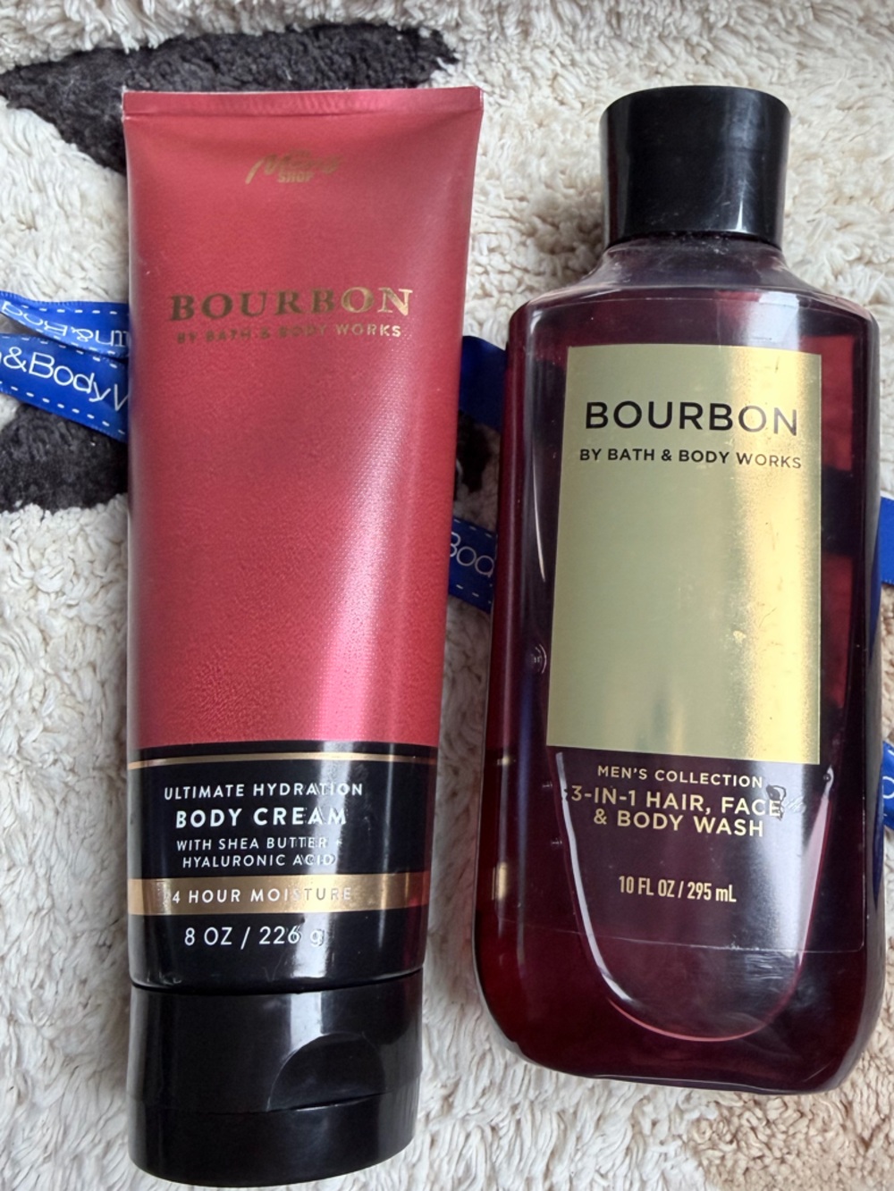 Bath & Body Works Bourbon Men Body Cream & Body Wash